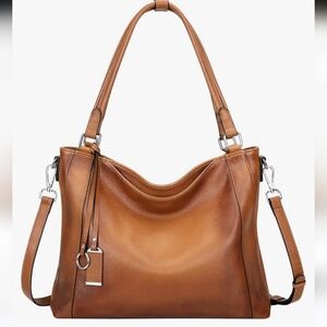 Over earth genuine leather bag